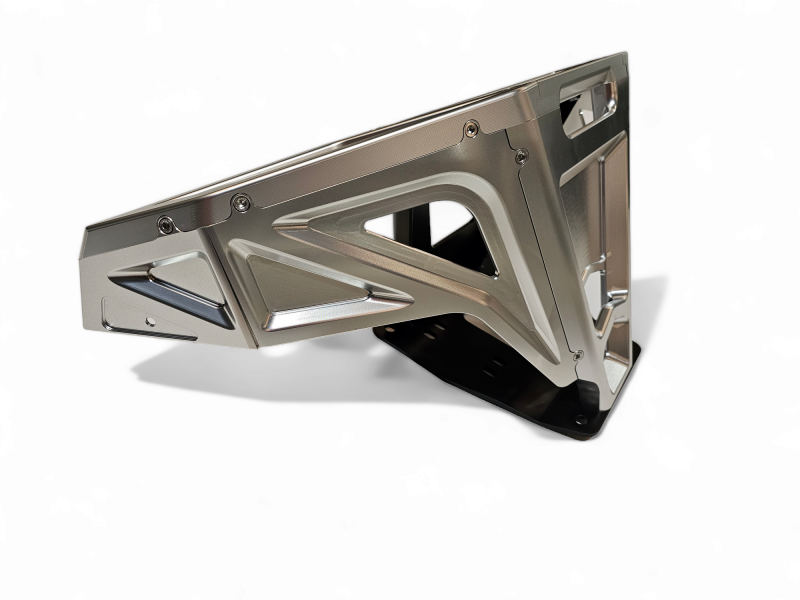 Elektric Offroad 2022-2025 Polaris Rzr Pro R/ Pro S/Turbo R Billet Front Winch Bumper Anodized Clear thumbnail 5