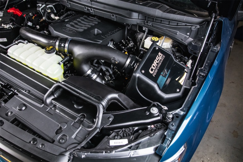 Corsa 2021-2025 Ford F150 3.5L Ecoboost Cold Air Intake with Powercore Filter thumbnail 4