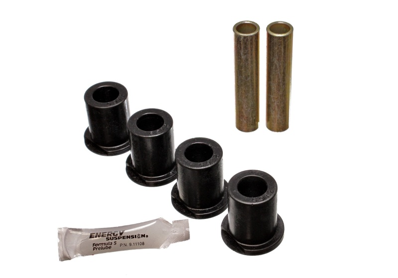 Energy Suspension 80-96 Ford Bronco / F150 / F250 / F350 Black Rear 4WD Frame Shackle Bushings Set thumbnail 4