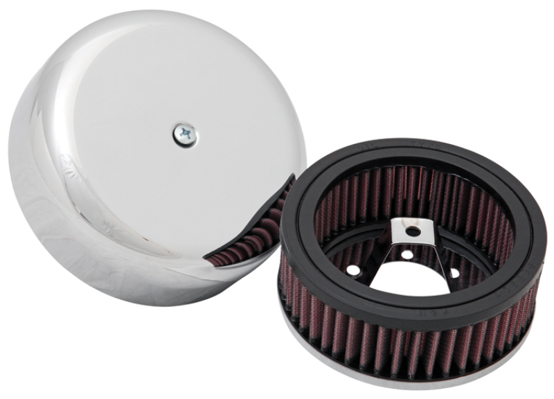 K&N 4in ID / 5.25in OD / 2in H Custom Assembly Filter designed to fit Harley-Davidson Motorcycles thumbnail 3