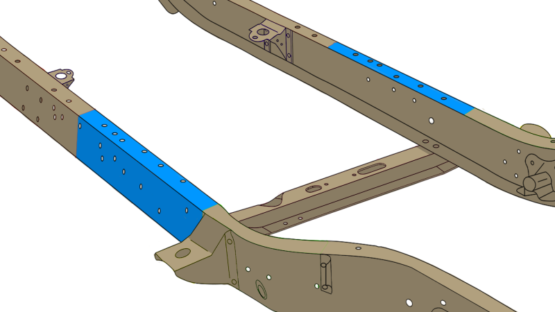 Rust Buster Center Forward Frame Section