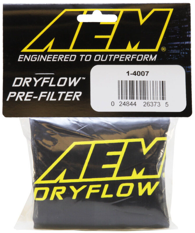 AEM Air Filter Wrap 6 in Base 5 1/8in Top 7 1/8 in Tall thumbnail 5