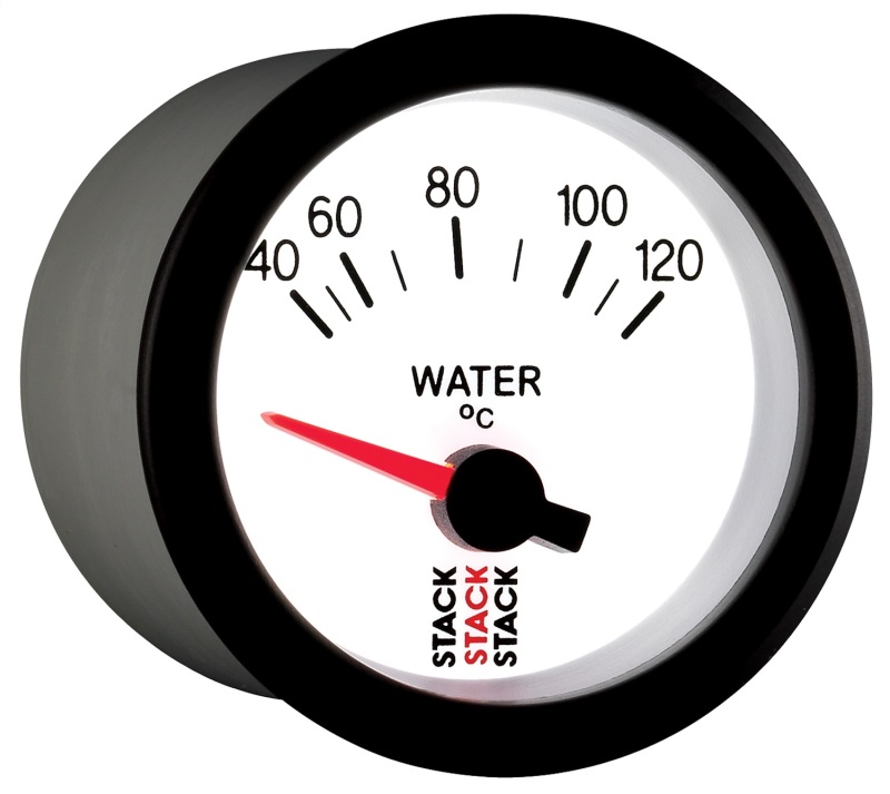 Autometer Stack 52mm 40-120 Deg C M10 Male Electric Water Temp Gauge - White thumbnail 7