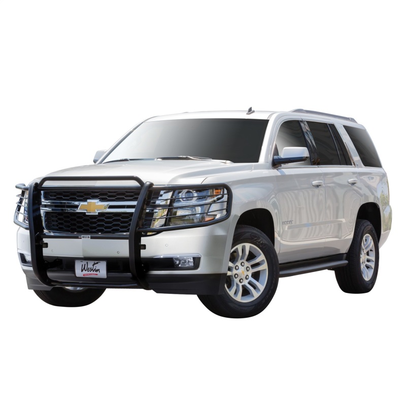 Westin 2015-2018 Chevrolet Suburban/Tahoe Sportsman Grille Guard - Black thumbnail 8