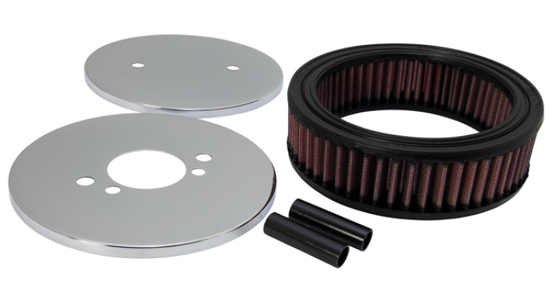K&N Custom Round Racing Assembly Red 4.5in ID / 5.875in OD / 1.75in Height thumbnail 3