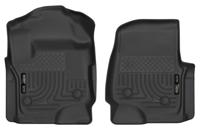 Husky Liners 2017 Ford F250 Crew Cab Vinyl X-Act Contour Black Floor Liners thumbnail 5