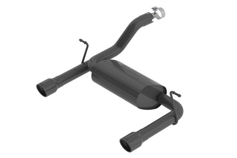 Borla 2018 Jeep Wrangler JL/JLU 3.6L 2DR/4DR Touring SS Axle Back Black Coated Exhaust w/3.5in Tips thumbnail 2