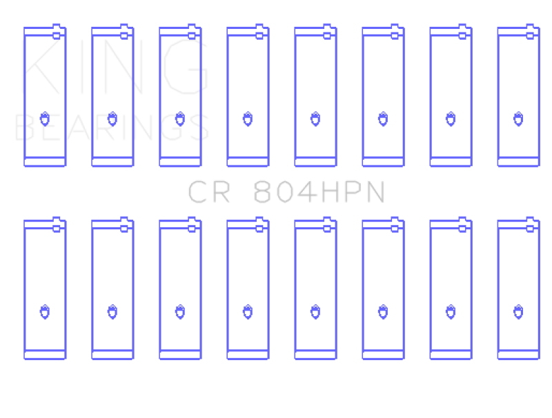 King Engine Bearings Ford 260ci / 289ci / 302 5.0L Windsor Connecting Rod Bearing (Set of 8) thumbnail 5