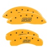 MGP 4 Caliper Covers Engraved F & R Trailblazer SS Yellow Finish Black Char 2008 Chevy Trailblazer thumbnail 8