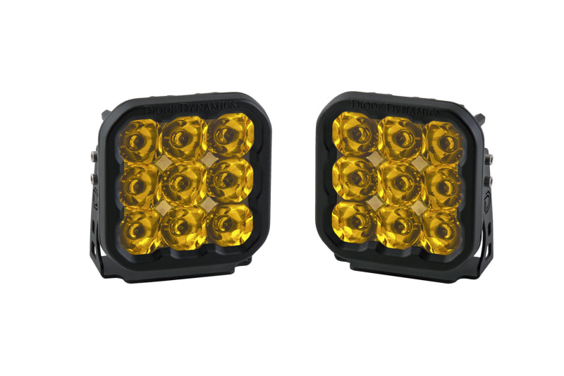 Diode Dynamics SS5 LED Pod Pro - Yellow Spot (Pair) thumbnail 2