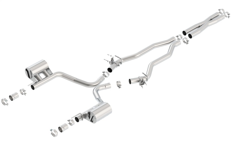 Borla 2015 Dodge Challenger SRT/392 Hemi 6.4L V8 ATAK Catback Exhaust w/ Valves Factory Bezel thumbnail 4