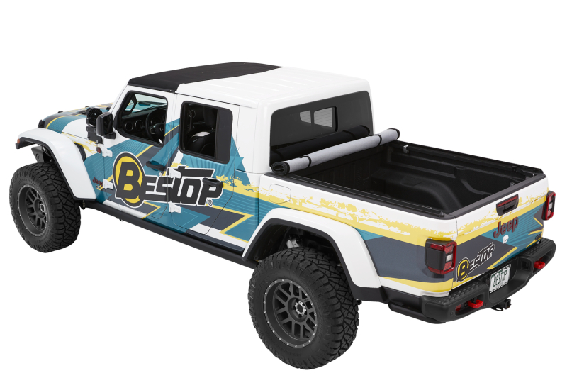 Bestop Roll Soft Tonneau - 20-26 Jeep Gladiator For 5 Ft. Bed EZ-Roll (Black Diamond) thumbnail 4