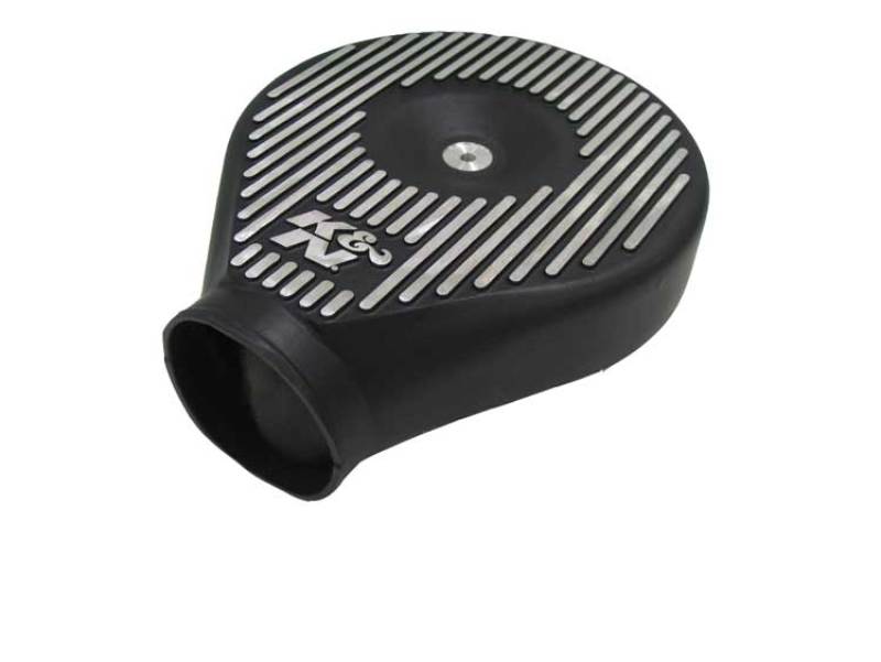 K&N Universal Plenum 11.89in L x 9in Dia x 4.75in H - Black thumbnail 2