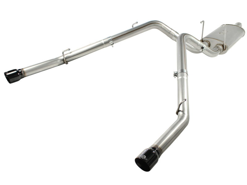 aFe MACH Force XP Exhausts Cat-Back SS-409 EXH CB Dodge Ram 1500 5.7L HEMI 09-13 Glossed Black thumbnail 2