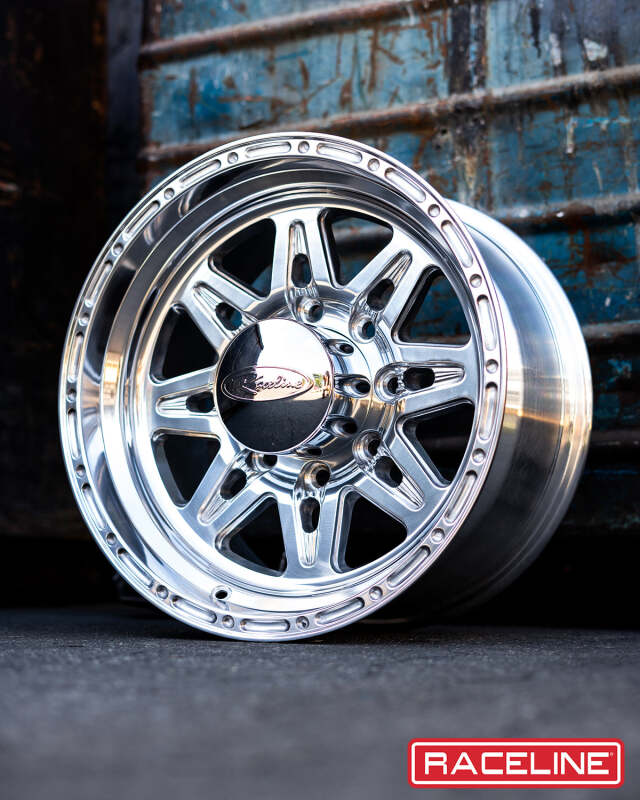 Raceline 888 Renegade 17x9in / 8x165.1 BP / -12mm Offset / 130.81mm Bore - Polished Wheel thumbnail 5