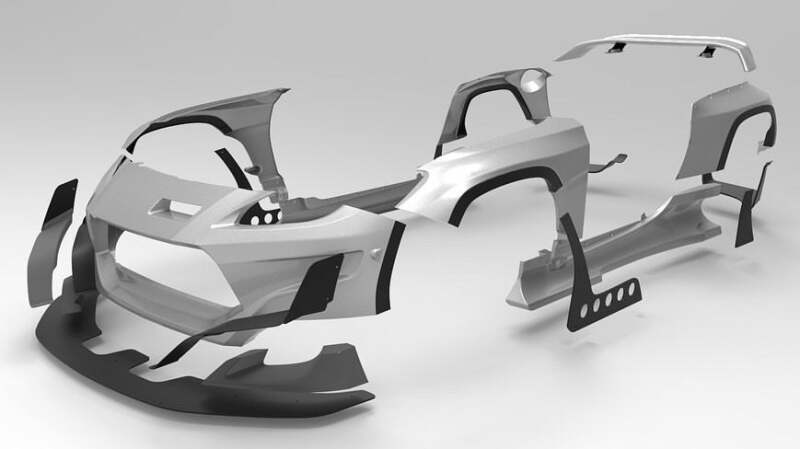GReddy Pandem 2022+ Toyota GR86 (ZN8) Rocket Bunny V1.5 Ducktail Wing thumbnail 9
