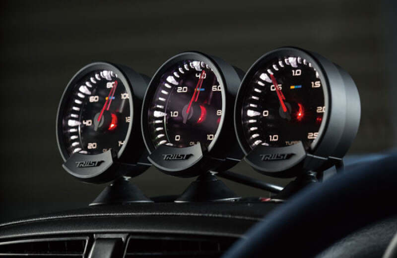 GReddy Sirius Meter - Oil Pressure 0/10.0kPa 74mm Analog Gauge (w/Oil Press Sensor & Harness Set) thumbnail 4