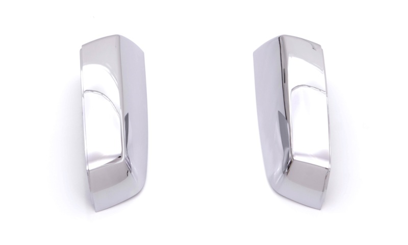 AVS 14-18 Chevy Silverado 1500 Upper Mirror Covers 2pc - Chrome thumbnail 4