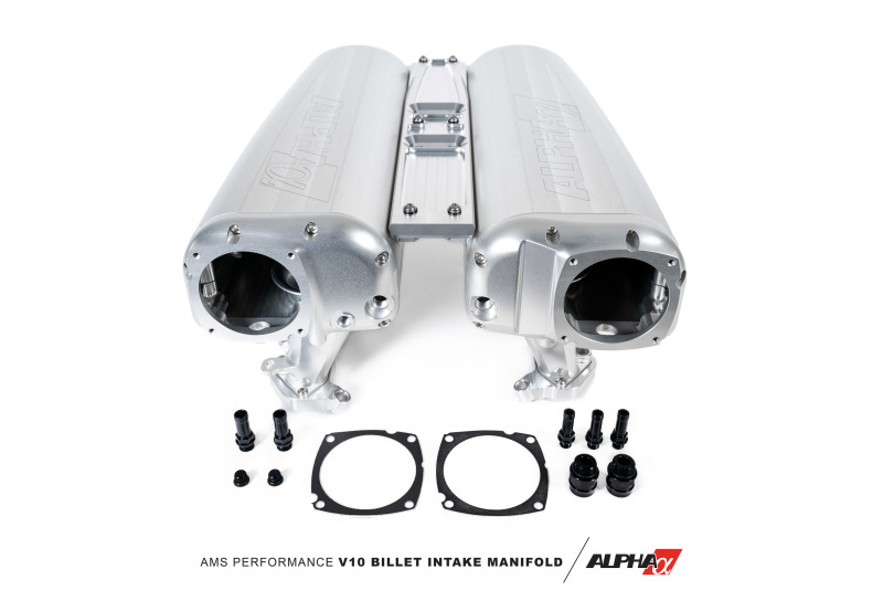 AMS Performance Alpha V10 Intake Manifold - Standard Silver Aluminum