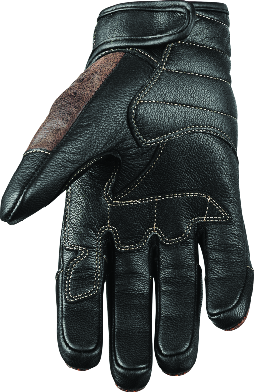 Speed and Strength Rust and Redemption Leather Gloves Brown - Small thumbnail 4