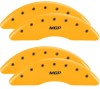 MGP 4 Caliper Covers Engraved Front & Rear 2019+ Ram 2500/3500 Yellow Finish Black MGP Logo thumbnail 6