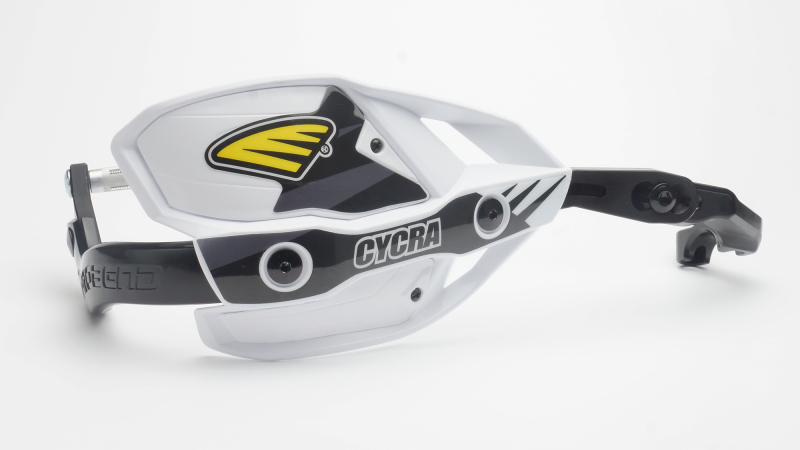 Cycra Probend Ultra w/HCM Clamp 1-1/8 in. - White thumbnail 2