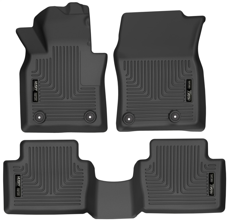 Husky Liners 19-22 Mazda 3 / 20-22 CX-30 WeatherBeater Front & 2nd Seat Floor Liners - Black thumbnail 2