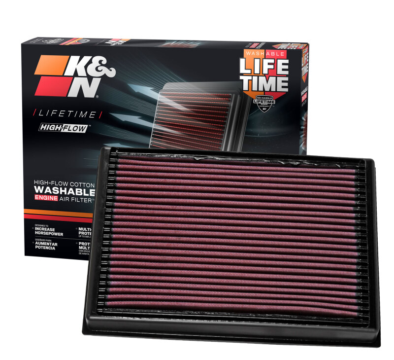 K&N 2016 Nissan Titan XD V8-5.0L Replacement Drop In Air Filter thumbnail 9