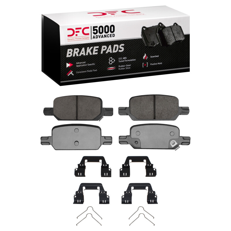 DFC 5000 Advanced Brake Pads - Ceramic and Hardware Kit