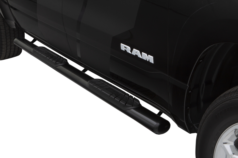 Lund 10-17 Dodge Ram 2500 Crew Cab 4in. Oval Straight Steel Nerf Bars - Black thumbnail 6