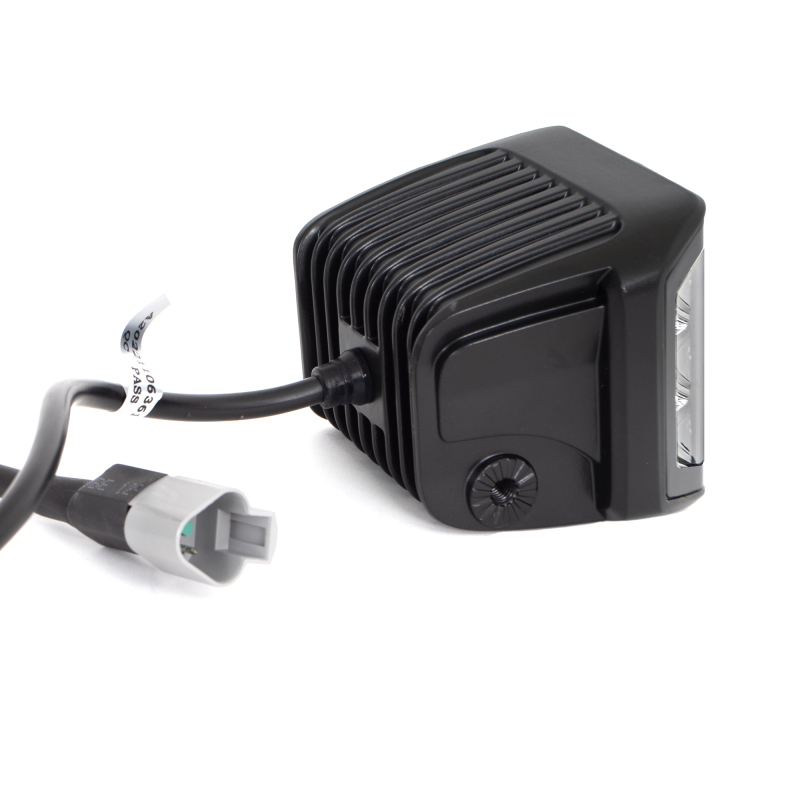 Go Rhino Xplor Blackout Combo Series Cube Sideline LED Spot Lights w/ Amber 4x3 - Blk (Pair) thumbnail 9