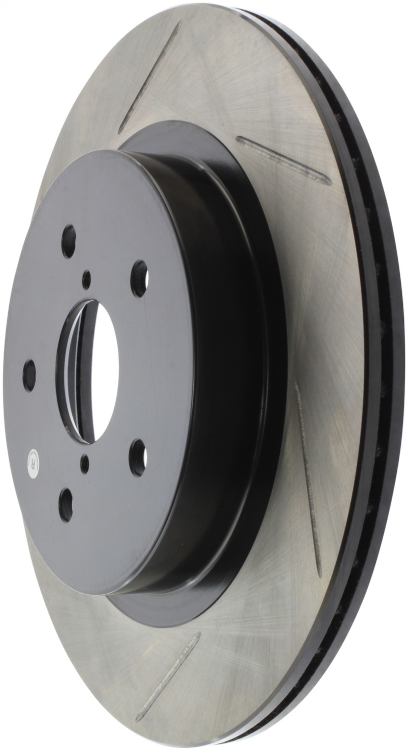 StopTech 16-17 Subaru WRX w/EyeSight Technology Sport Slotted Rear Right Rotor thumbnail 4