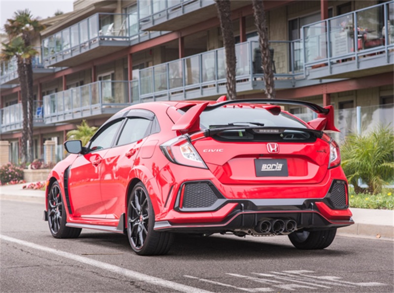 Borla 17-18 Honda Civic Type R 2.0L 2.75in Atak Adjustable Catback Exhaust (Carbon Fiber Black Tip) thumbnail 4