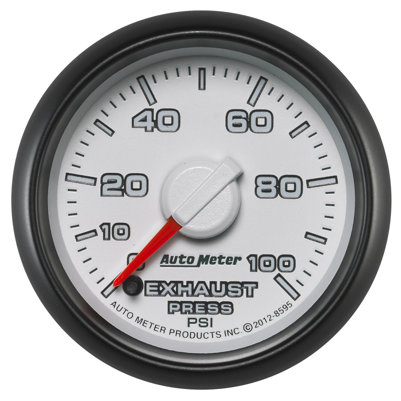 Autometer Factory Match Exhaust Pressure Gauge 2-1/16in 0-100 PSI FSE Dodge thumbnail 9