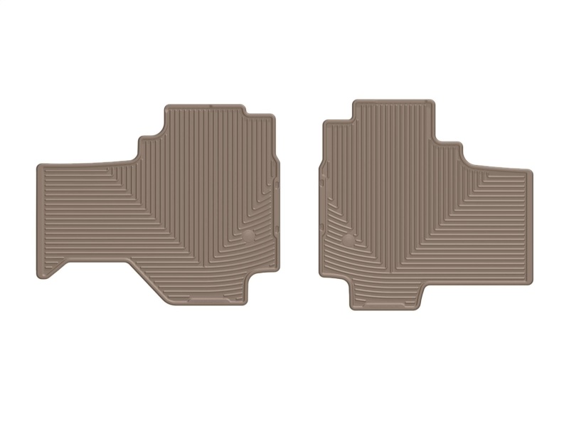 WT Rubber Mats - Rear - Tan