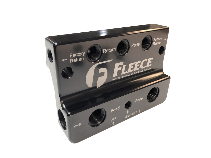 Fleece Performance 10-12 Dodge 6.7L Cummins 4th Gen Fuel Distribution Block thumbnail 4