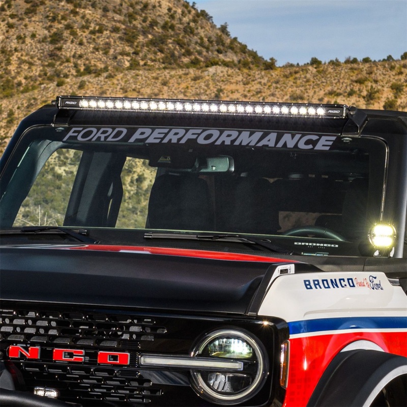 Ford Racing Ford Performance Bronco Windshield Banner - Silver thumbnail 2