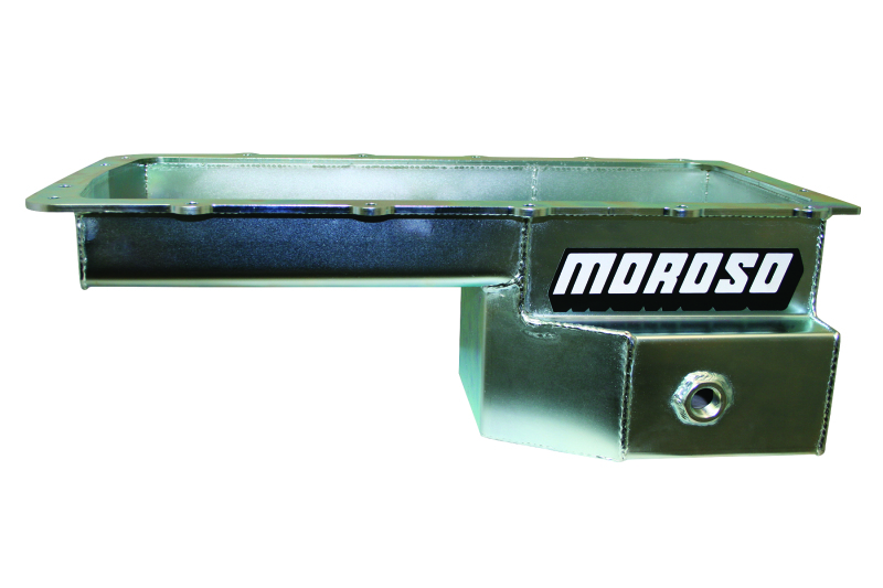 Moroso Ford 5.0 Coyote/Fox Swap (w/Rear Sump) Road Race Baffled Wet Sump 7.5qt 6-5/8in Steel Oil Pan