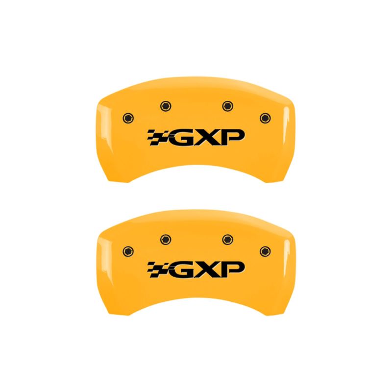 MGP 4 Caliper Covers Engraved Front Pontiac Rear Gxp Yellow Finish Black Char 2007 Pontiac Solstice thumbnail 9