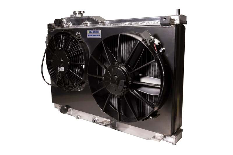 GReddy 00-09 Honda S2000 Dual Fan Shroud w/ Dual SPAL Fans - Black thumbnail 4