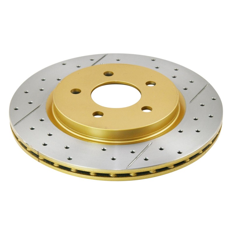 DBA Street Series T2 Disc Brake Rotors DBA2114X Rotor, T2, Iron, Black, Drilled/Slotted, Ford, Rear, Each thumbnail 6