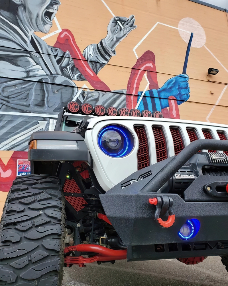 Oracle Oculus Bi-LED Projector Headlights for Jeep JL/Gladiator JT - w/ Simple Controller thumbnail 5