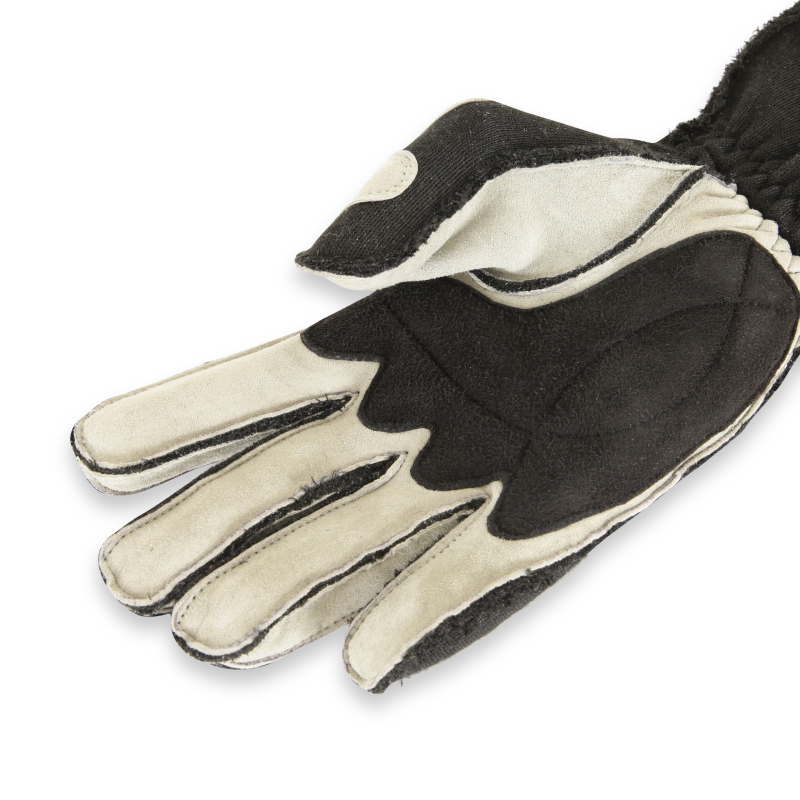 RaceQuip SFI-5 Gray/Black Large Outseam w/ Closure Glove thumbnail 6
