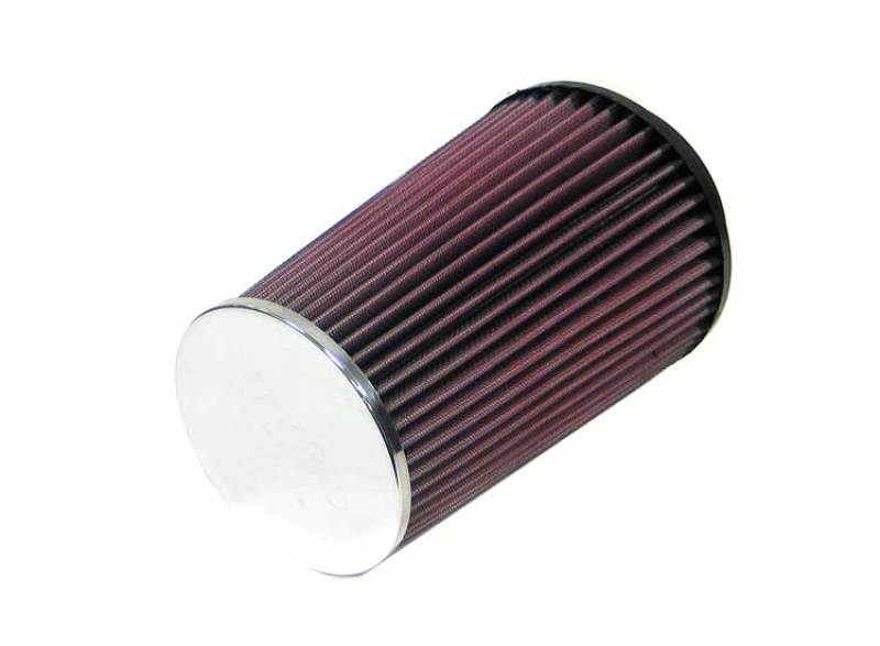 K&N Universal Chrome Filter 4 inch FLG / 5 3/8 inch Bottom / 4 1/2 inch Top / 8 inch Height thumbnail 2