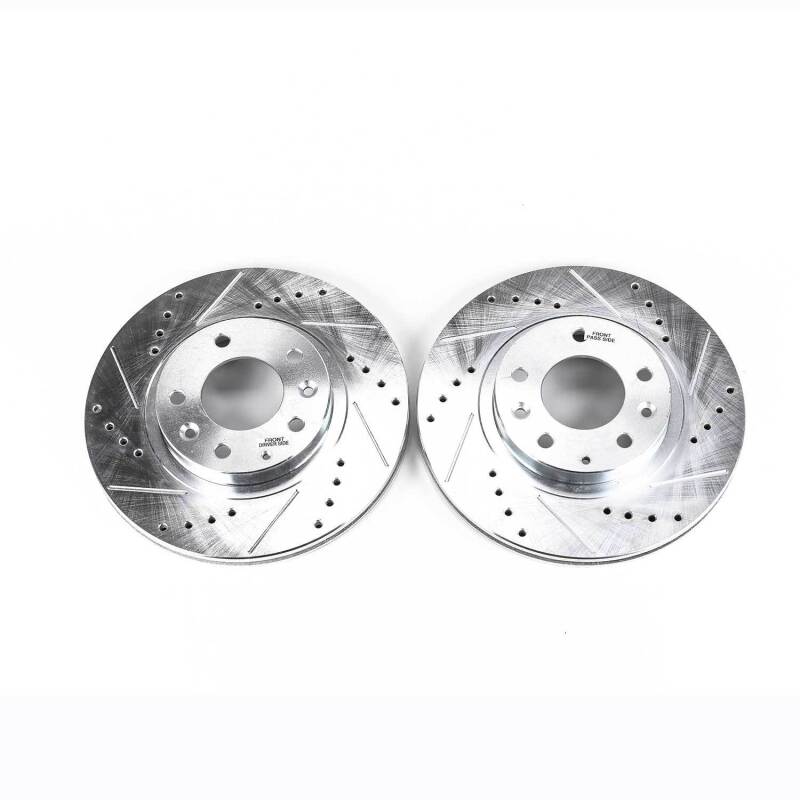 Power Stop 06-15 Mazda MX-5 Miata Front Evolution Drilled & Slotted Rotors - Pair thumbnail 2