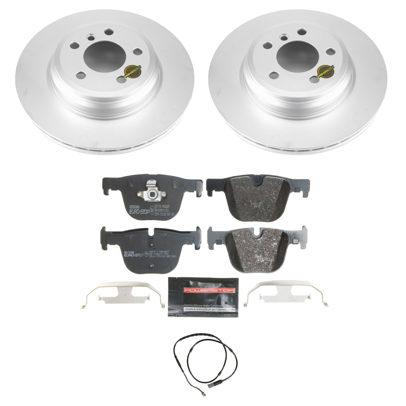 Power Stop 2016 BMW 328i xDrive Front & Rear Euro-Stop Brake Kit (1x psbESK6653, 1x psbESK6667) thumbnail 8