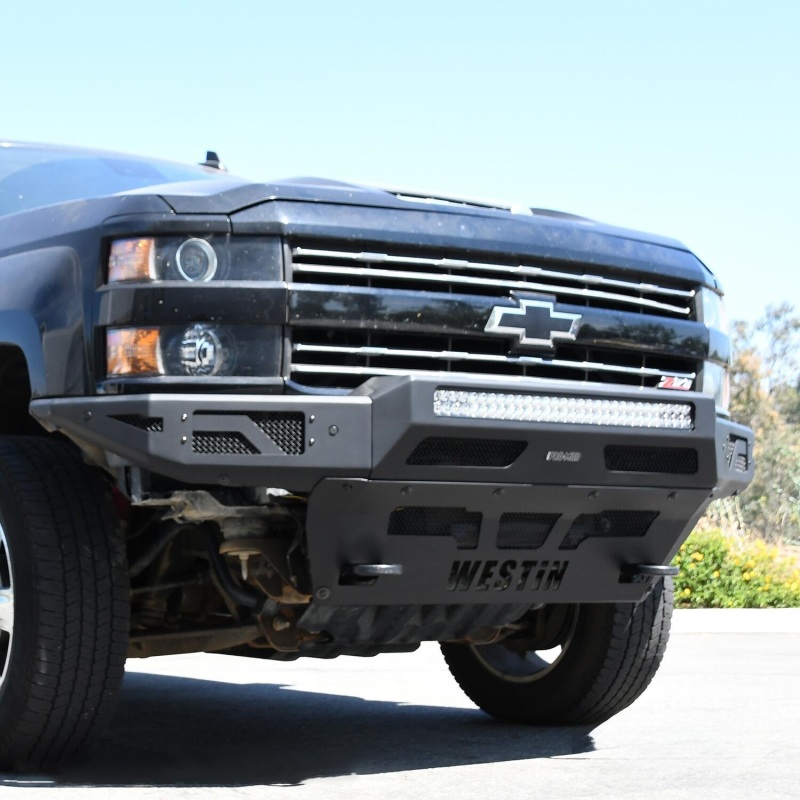 Westin 15-19 Chevrolet Silverado 2500/3500 Pro-Mod Skid Plate - Textured Black thumbnail 9