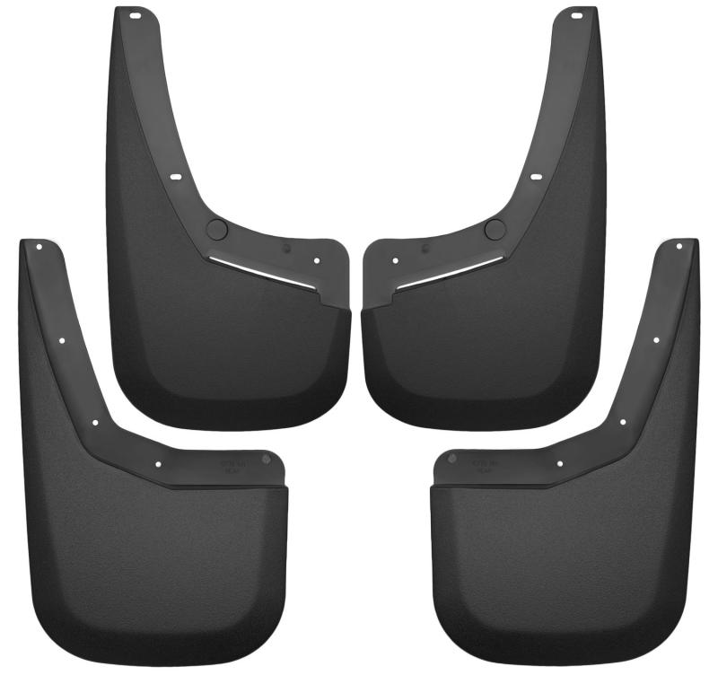 Husky Liners 07-13 Chevy Silverado 1500 LT / 07-14 Silverado 2500HD Front & Rear Mud Guards - Black thumbnail 4