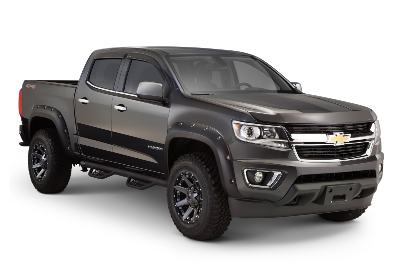 Lund 15-17 Chevy Colorado Crew Cab Terrain HX Step Nerf Bars - Black thumbnail 5