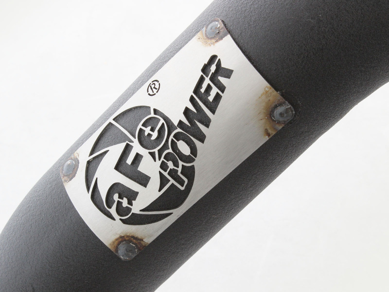 BladeRunner 3 IN Aluminum Hot Charge Pipe Black